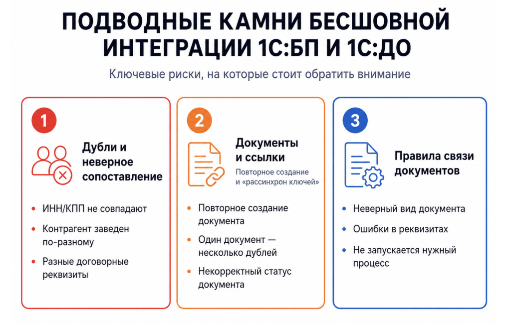 Схема архитектуры бесшовной интеграции 1С:Бухгалтерии предприятия и 1С:Документооборота